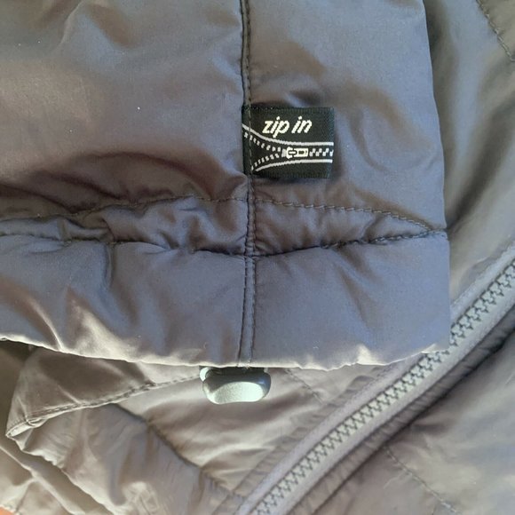 REI Grey Down Puffer Jacket Women's Size Large Zip Liner Piece - Picture 6 of 12